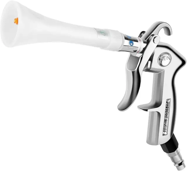 Acier inoxydable Pistolet de Nettoyage Sec, Pistolet de Soufflage à Air Comprimé, Haute Pression Sans réservoir