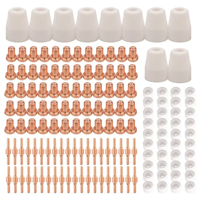 Lot de 150 électrodes de buse de coupe plasma PT-31 pour CUT-40 CUT-50D CT-312