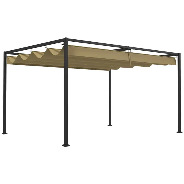 Outsunny Pergola rétractable 3x2m