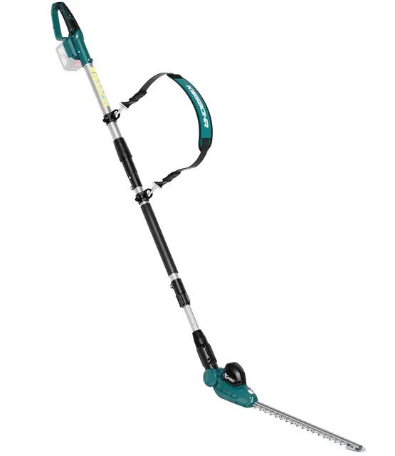 CSL401 Taille haie Telescopique - Compatible avec Batteries Makita 18V - Largeur de Coupe 41cm (16mm) - 11 Angles de Coupe Réglables - Hauteur Maximale 2.62m (Batterie Non Fournie)