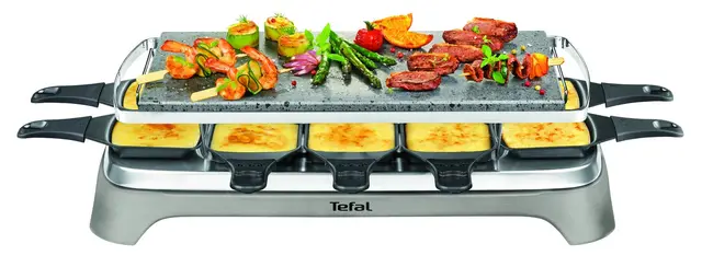 Tefal Inox & Design PR457B12 Raclette und Pierrade