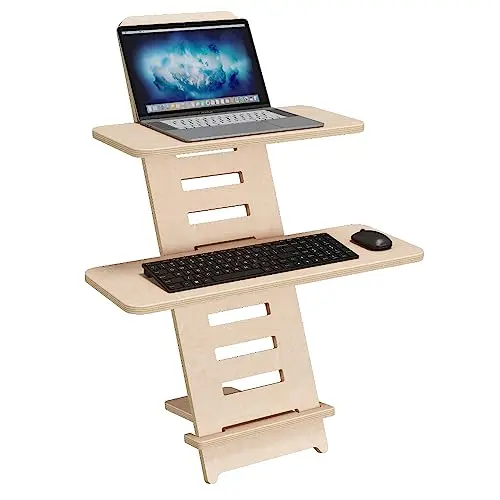 Standing Desk - Bureau debout - Support support pour ordinateur et portable - Plateau réglable en hauteur