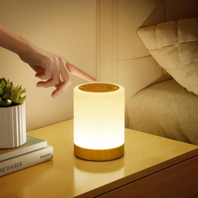 FOMYHEARD Lampe de chevet LED tactile