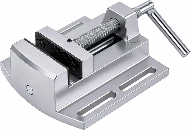 KATSU Étau de Perceuse à Colonne 2,5 Pouces (65mm), Pince de Banc de Perçage à Pilier de Précision en Alliage d'Aluminium pour l'Entretien des Machines de Fraiseuse d'Atelier SP10008008