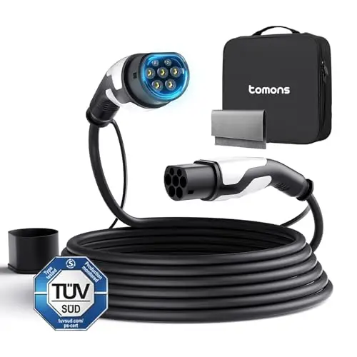 tomons EV1001-BK Câble de Recharge Type 2
