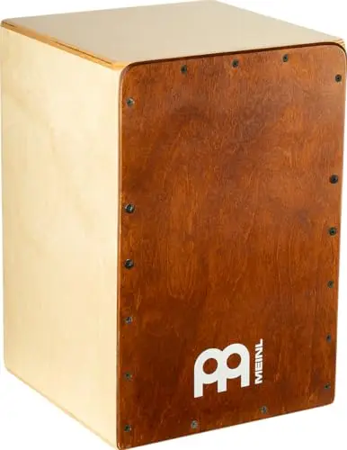 Meinl Percussion Snarecraft Cajon Instrument - drum box compacte avec 2 timbres - Surface de jeu bouleau almond (SC80AB)