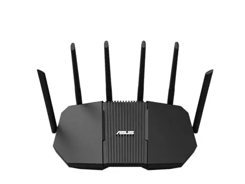 ASUS RT-BE90U - Routeur Wi-FI 7 Extensible - Tri-Bande BE9400, 4K-QAM, MLO, 320MHz, Quatre Ports 2,5G, SFP+, sécurité réseau de Niveau Commercial, Smart Home Master
