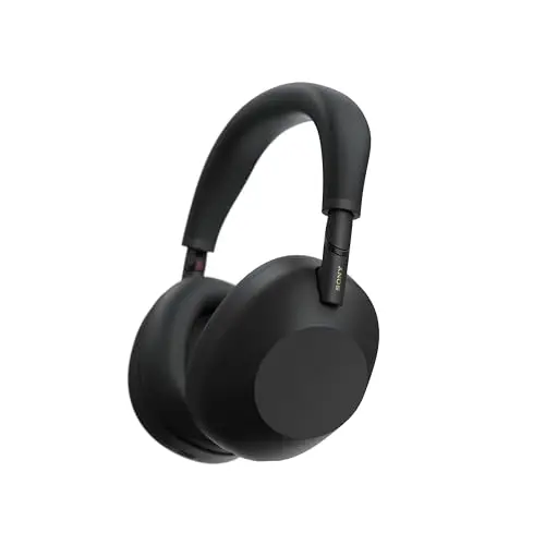 Sony WH-1000XM6 Casque sans-Fil Bluetooth à réduction de Bruit Noir, Son Hi-Res Unique, Confortable, Conception Pliable, Etui résistant, 30h Autonomie, iOS & Android - Noir