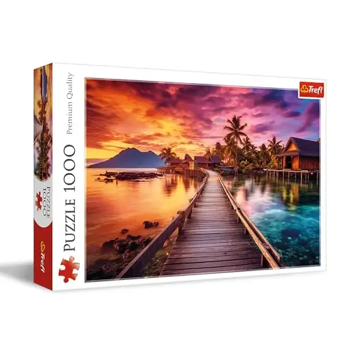 Trefl Île Paradisiaque 1000 Pièces DIY, Divertissement créatif, Puzzle Classiques pour Les Adultes et Les Enfants à partir de 14 Ans, 10928, Multicoloured