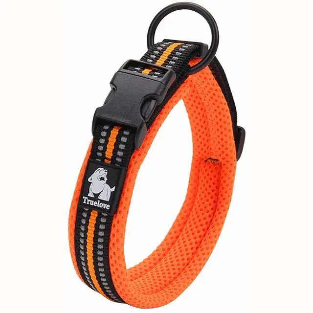 true love tlc5011 collier chien orange
