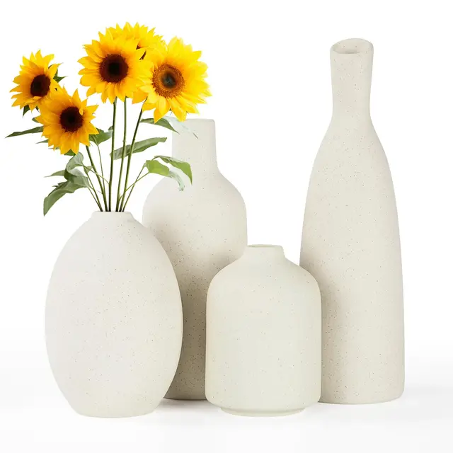 Otauoaea Lot de 4 Vases Céramique