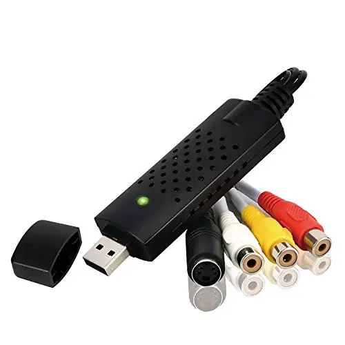 Rybozen RCA Le convertisseur Audio/vidéo USB 2.0 numérise et édite la vidéo de n'importe Quelle Source analogique Comprenant Le magnétoscope VHS DVD