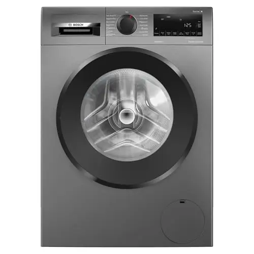 Bosch WGG244ZR10 Série 6 Machine à laver à chargement frontal, 9 kg, 1400 tr/min, élimine 16 types de taches, SpeedPerfect pour une économie d'énergie et d'eau maximale, fonction de remplissage,