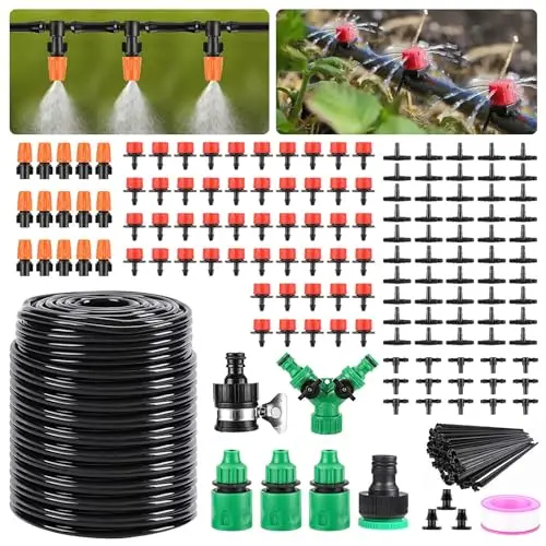 DUCHIFAD Kit d'Irrigation Goutte à Goutte 50 m