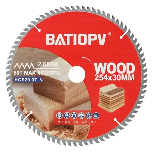 batiopv hcs20.3t lame circulaire 254mm