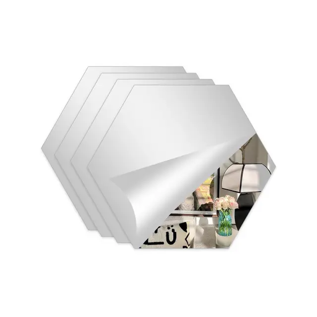 Abyssaly Miroir Hexagonal Autocollant