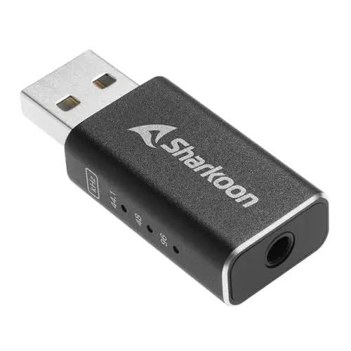 Sharkoon Gaming DAC Pro V3, Externe Soundkarte, Hi-Res Audio, S