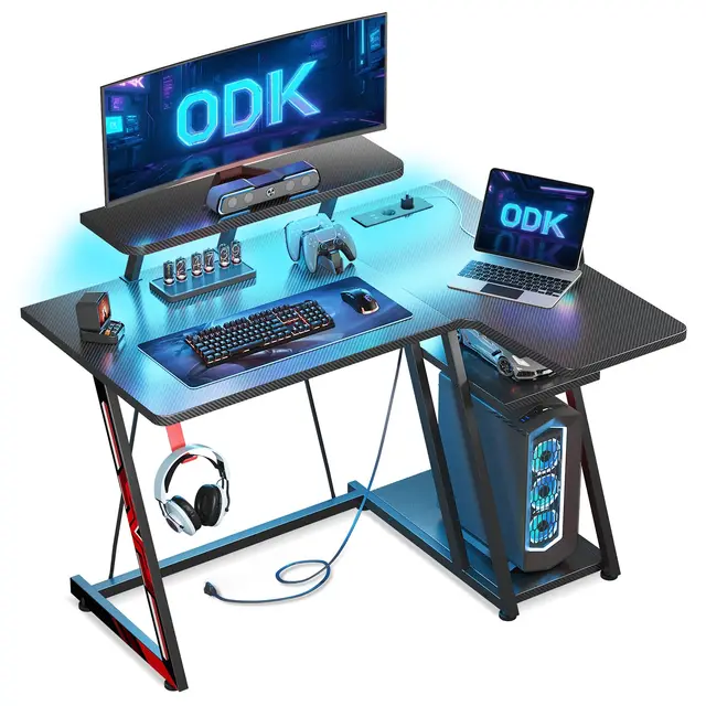 ODK Bureau Gaming LED 100 cm