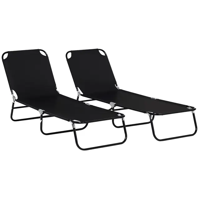 Outsunny Bain de Soleil Pliant