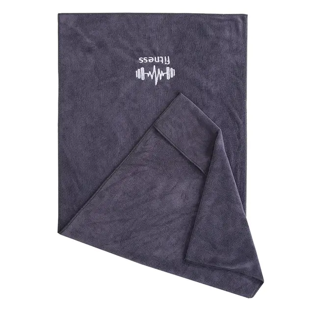 Serviette Microfibre Sport Serviette de fitness Serviettes en Microfibre 95x40 cm légère à séchage rapide Serviette de fitness avec fixation antidérapante pour femmes hommes Le Sport et Le Fitness