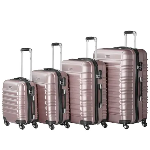 Zelsius Lot 4 valises rigides ABS