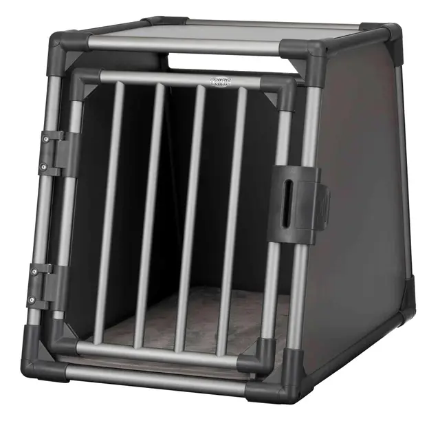 Trixie Box de Transport Aluminium pour Chien Gris Graphite 55 x 61 x 74 cm/Taille M