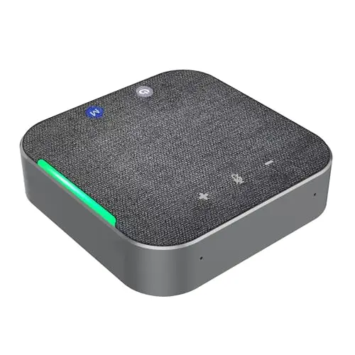 eppfun Conference Speaker, Portable Bluetooth Speaker avec réduction du Bruit Microphone, Compatible avec Zoom, Teams, Skype, Home, Office