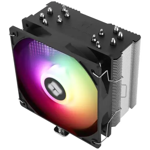 TR-Thermalright Burst Assassin 120 SE ARGB CPU Cooler-6 Heatpipes, leiser 120mm PWM Lüfter-ARGB, 148mm High CPU Luftkühler für AMD AM4 AM5,Intel LGA1851/1700/115x/1200