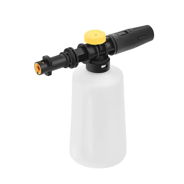 Canon à Mousse pour Kärcher K2 K3 K4 K5 K6 K7 Nettoyeur Haute Pression, 750ML Kit De Bouteille De Lance de Mousse à Neige pour Voiture avec Buse Réglable, pour Lave-Auto Nettoyage de Vitres