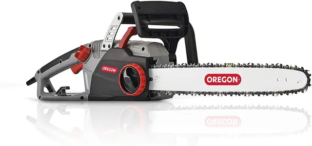 Oregon Tronçonneuse Électrique Filaire 2400W avec Affûtage Automatique – Guide 45 cm, Faible Rebond, Lubrification Automatique – Système PowerSharp, Garantie 3 Ans (CS1500)