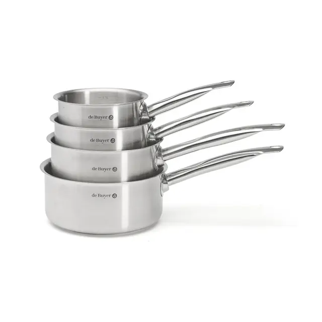 De Buyer Lot de 4 Casseroles Inox