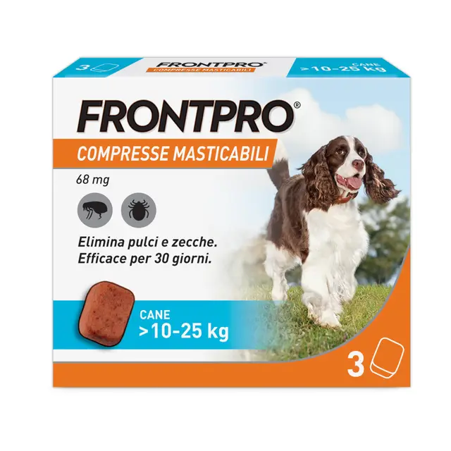 frontpro 10-25 kg antiparasitaire chien