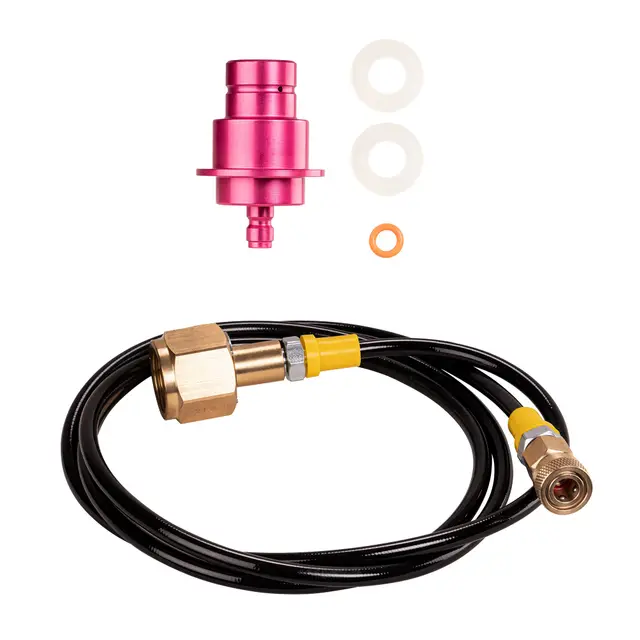 Adaptateur CO2 tuyau haute pression pour Sodastream DUO QUICK CONNECT QC | Pour le raccordement à de plus grandes bouteilles de CO2, bouteille de dioxyde de carbone (longueur 1 m)