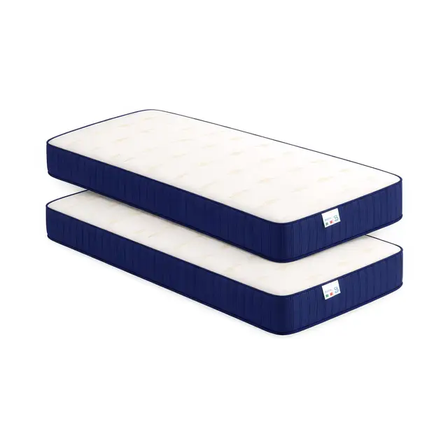 Baldiflex Kit 2 pièces, matelas à mémoire de forme RelaxOne 20, 80 x 190 cm, orthopédique et ergonomique, hypoallergénique et antibactérien, 100 % fabriqué en Italie