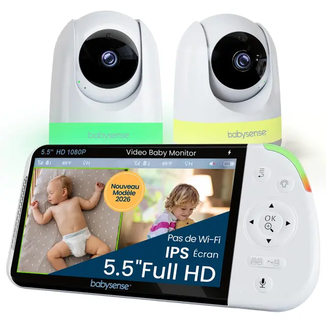 Babysense MVPRO-2CAM Moniteur bébé