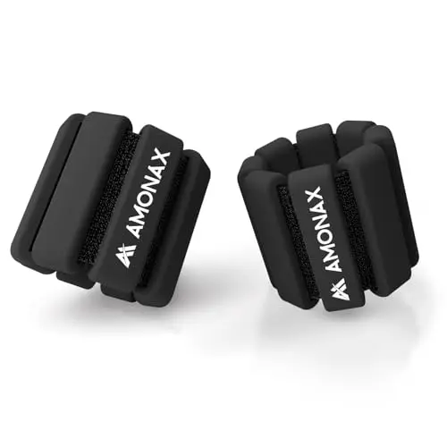 Amonax Ensemble De Poids Cheville, Fitness Poids Poignet Pour Femmes Et Hommes, Paire De 0,5kg/1kg Pour Leste Musculation, Poids Pilates Poids De Natation, Leste Cheville Pour Le Yoga, La Danse