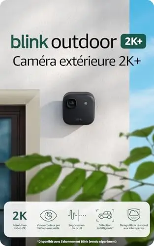 Blink Outdoor 2K+ Caméra Surveillance