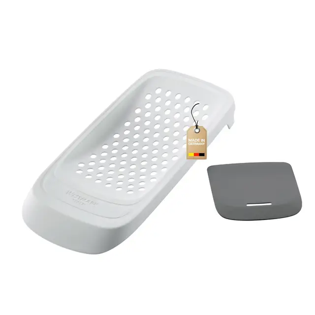 Westmark Eminceur de spätzles avec racloir souple, Plastique, Gris/Blanc, 61132270
