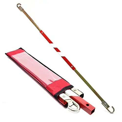 wiltec barre de remorquage 2,5 t 1,80 m
