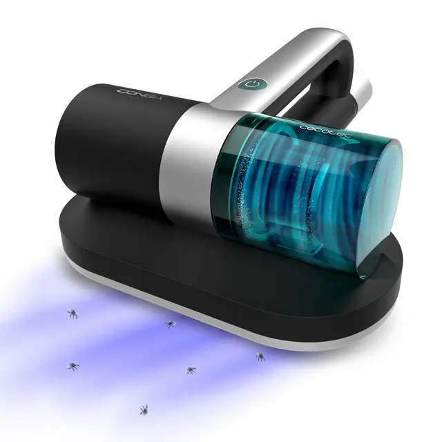 Cecotec Aspirateur à Matelas et Tapisseries à Main Conga Rockstar 3000 Mattress. 300 W, 10 kPa, Lumière Ultraviolette UV-C, Technologie avec Brosse Motorisée, Technologie Air Chaud.