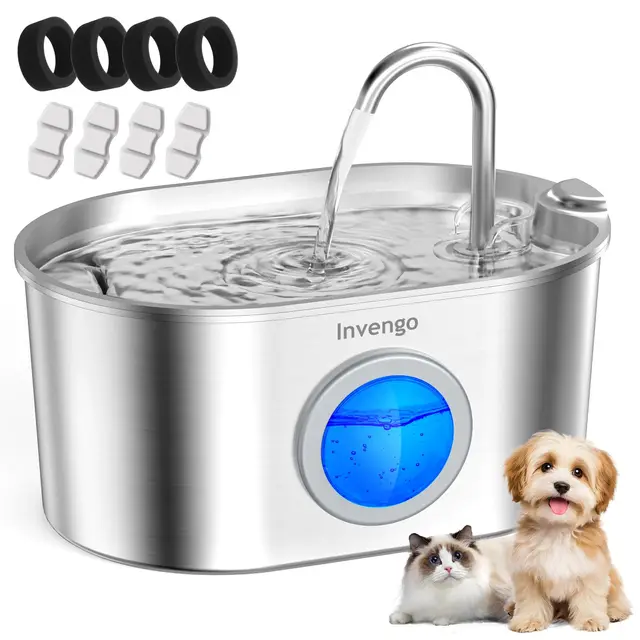 invengo fontaine chat 2,2l inox