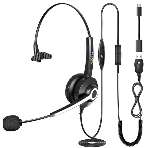 Wantek 681NPQDUSB Casque USB