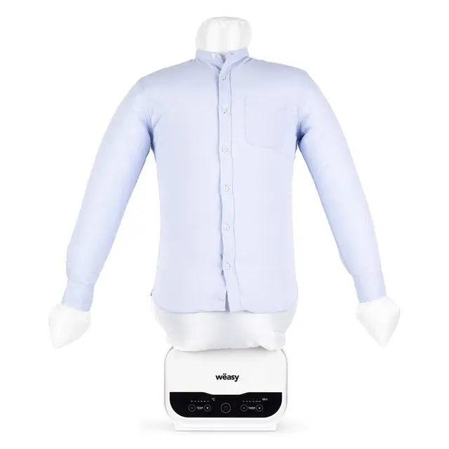 Wëasy Mannequin de Repassage Automatique Chemises et Linge IRO320, Séchage et Repassage, 5 Niveaux de Température, Minuteur Programmable