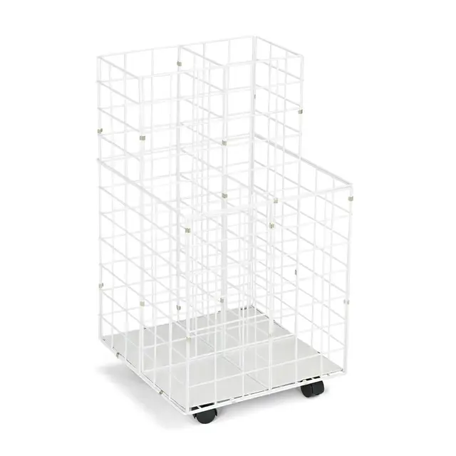 Produits Safco Soci-t- SAF3084 Fil Rouleau File-4 compartiments-16-.25in.x16-.50in.x30-.50in -. Blanc