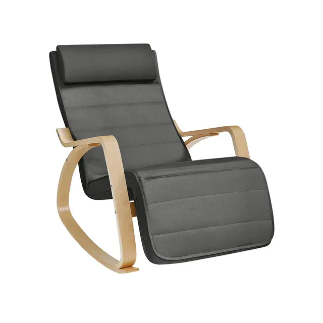 songmics lyy10g fauteuil à bascule