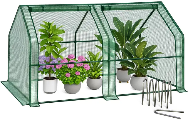 VOUNOT Mini Serre de Jardin Verte
