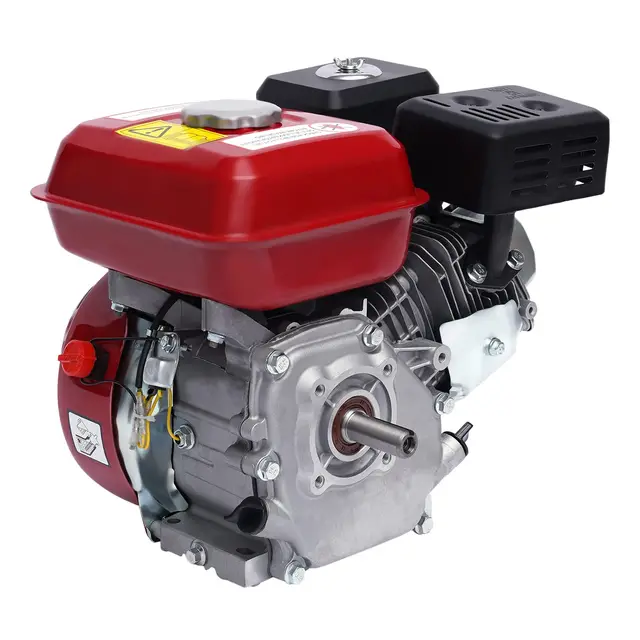 Moteur à essence, 7,5 CV 4 temps avec filtre à air, système de refroidissement forcé, moteur industriel 4000 W, moteur 3600 tr/min, fraise à neige monocylindre