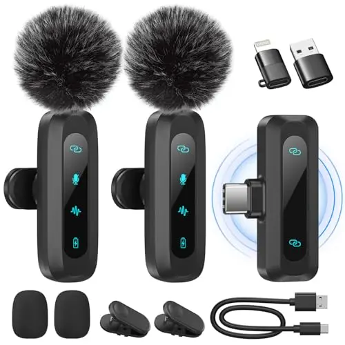 WARM BOX Microphone Lavalier sans Fil