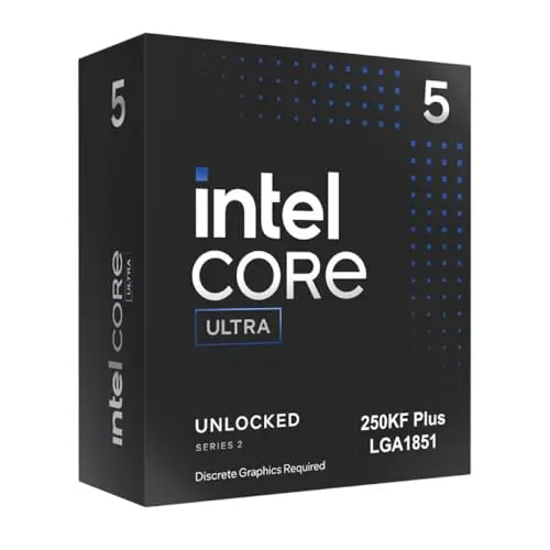Intel® Core™ Ultra 5 Processor 250KF Plus 18 (6 P-Cores + 12 E-Cores) up to 5.3 GHz