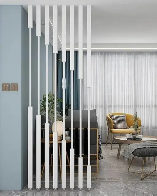 Maximaler Raumteiler ohne Bohren, bodenhoch für Schlafzimmer, Wohnzimmer, Esszimmer – Perfekte Trennwand für Büro, optimal Privatsphäre & Design moderne.